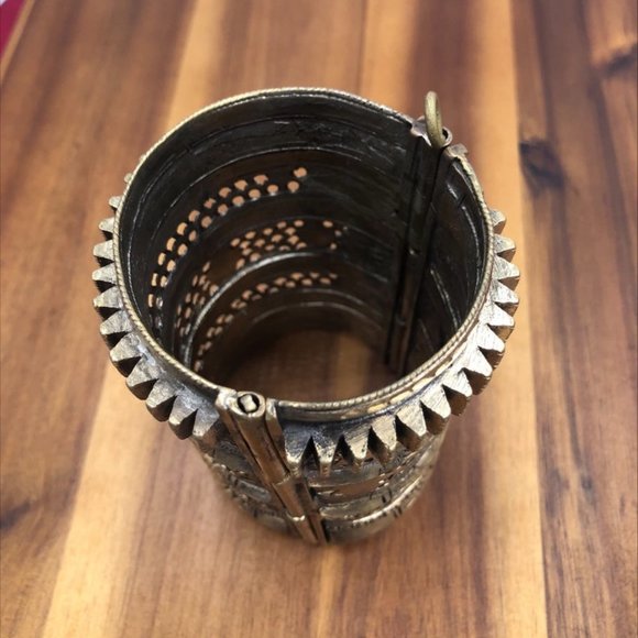 single Handmade Afghan Vintage Handcuff Bracele Boho Style Boho jewelry - Picture 4 of 9